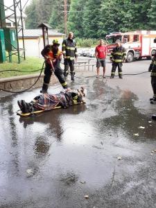 Cvičení vyproštění osob z Jeskyní Na Pomezí, 2022