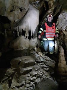 Cvičení vyproštění osob z Jeskyní Na Pomezí, 2022